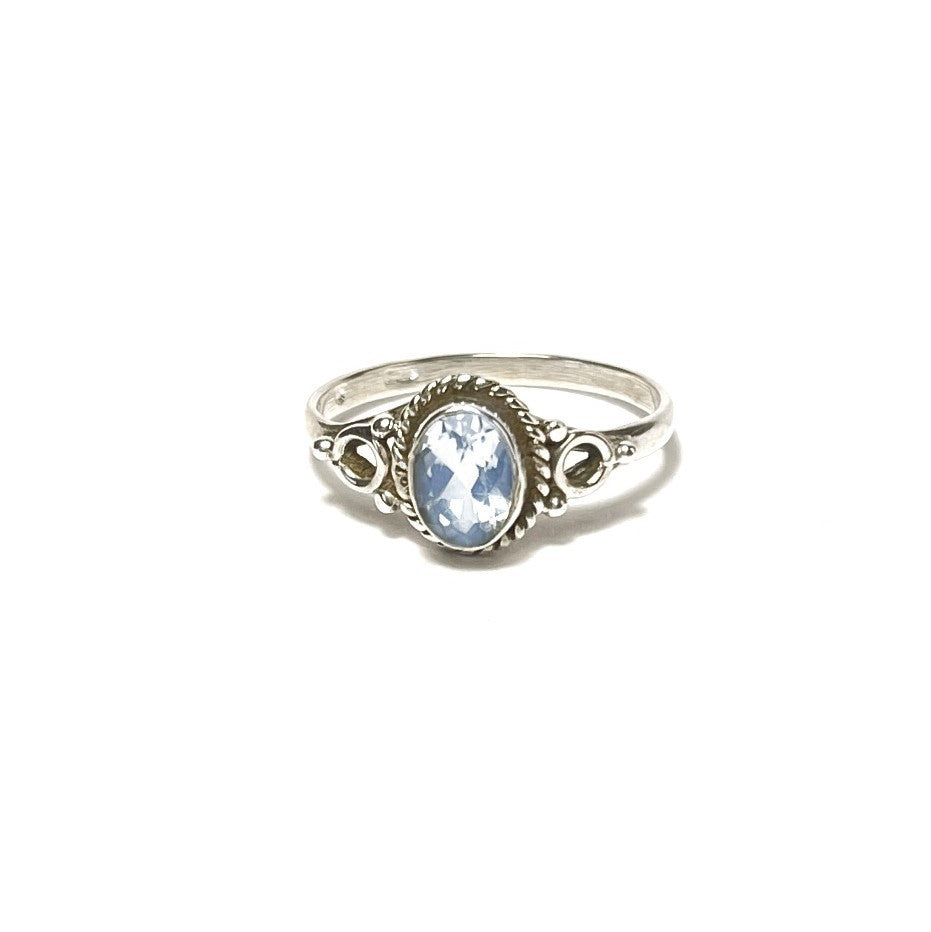 Sterling Silver Blue Topaz Ring