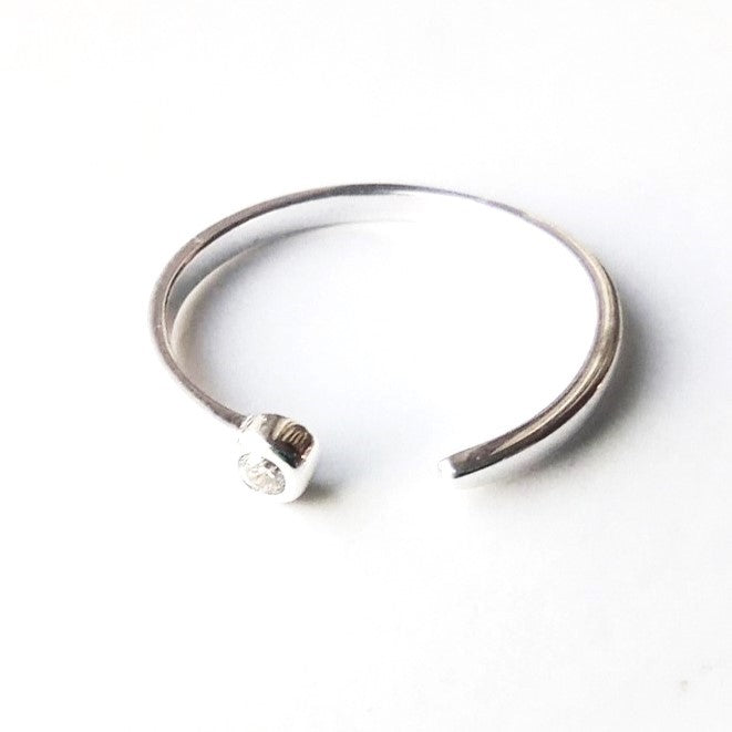 Sterling Silver CZ Ring