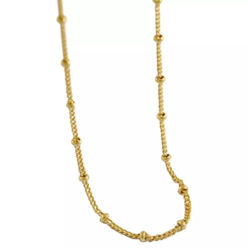 Sterling Silver Gold Plated Chain