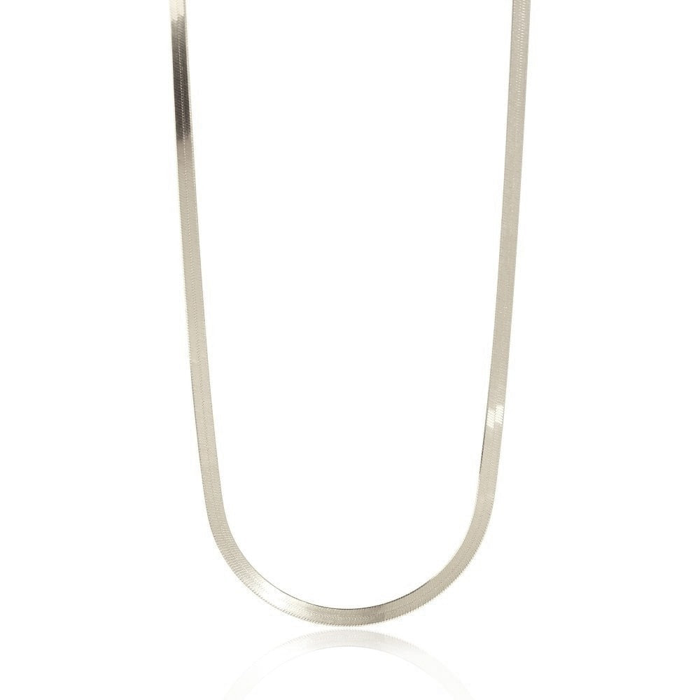 Sterling Silver 5 mm Flat Chain