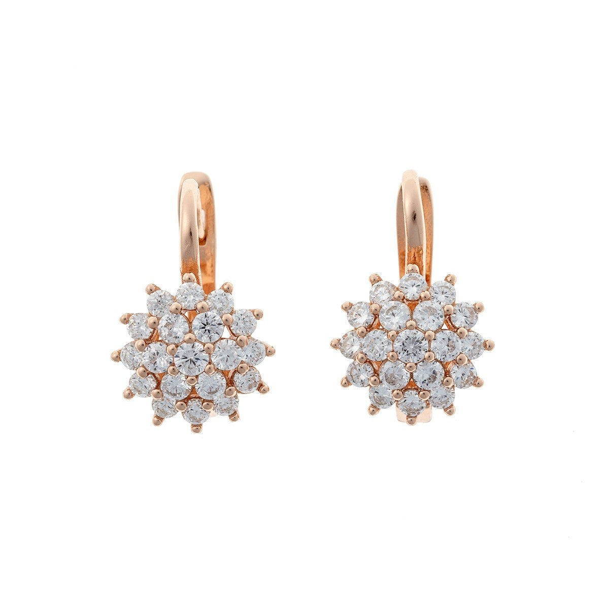 Sterling Silver English Lock Earrings