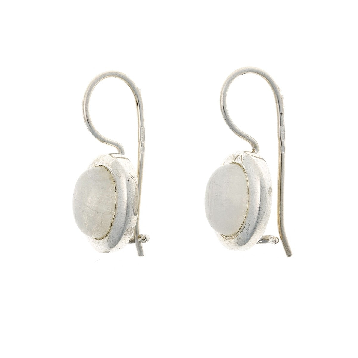 Sterling Silver Moonstone Drop Earrings