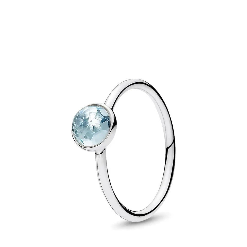 Sterling Silver Various Colours CZ Ring