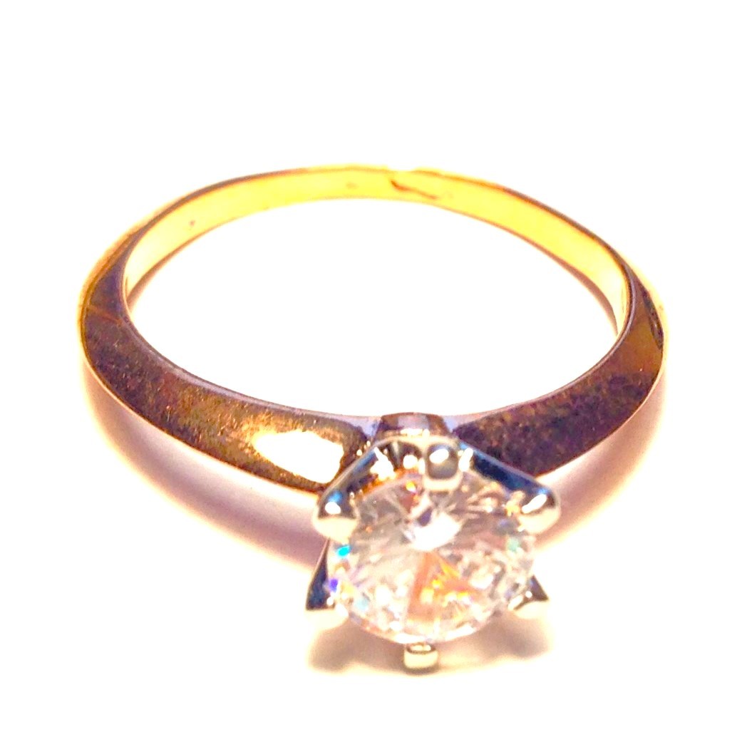 Sterling Silver Rose Gold Plated Nora Ring