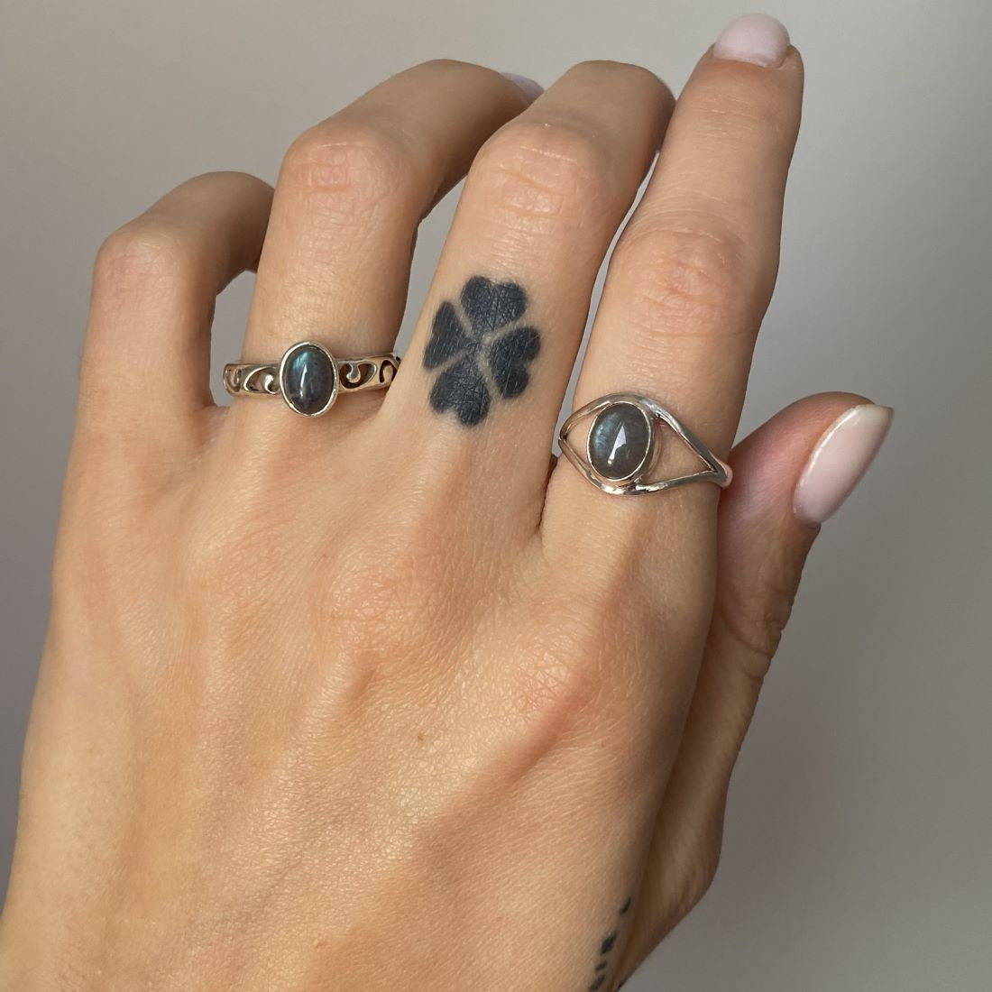 Sterling Silver Labradorite Ring