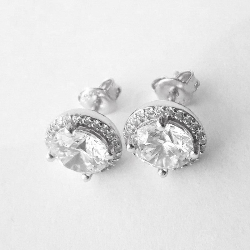 Sterling Silver Soleste Studs