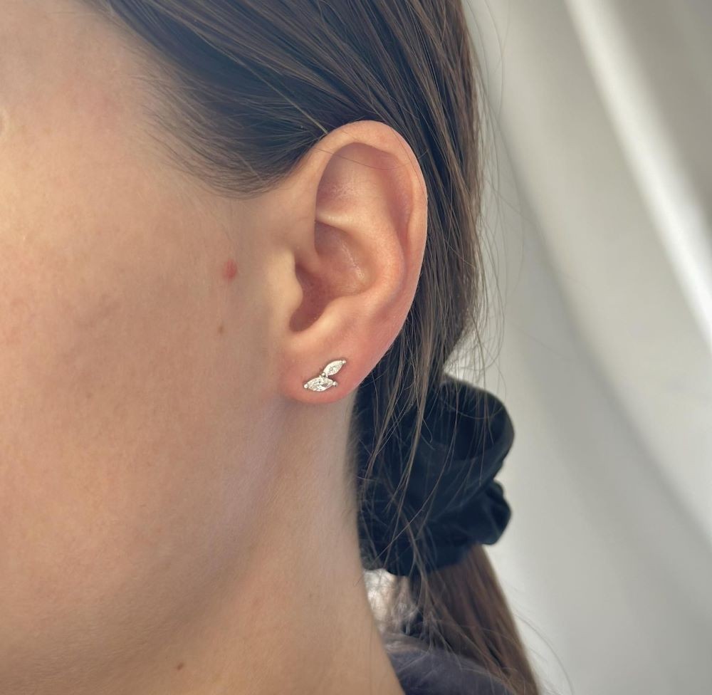 Sterling Silver CZ Studs