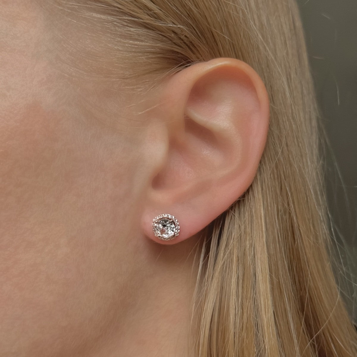 Sterling Silver Soleste Studs