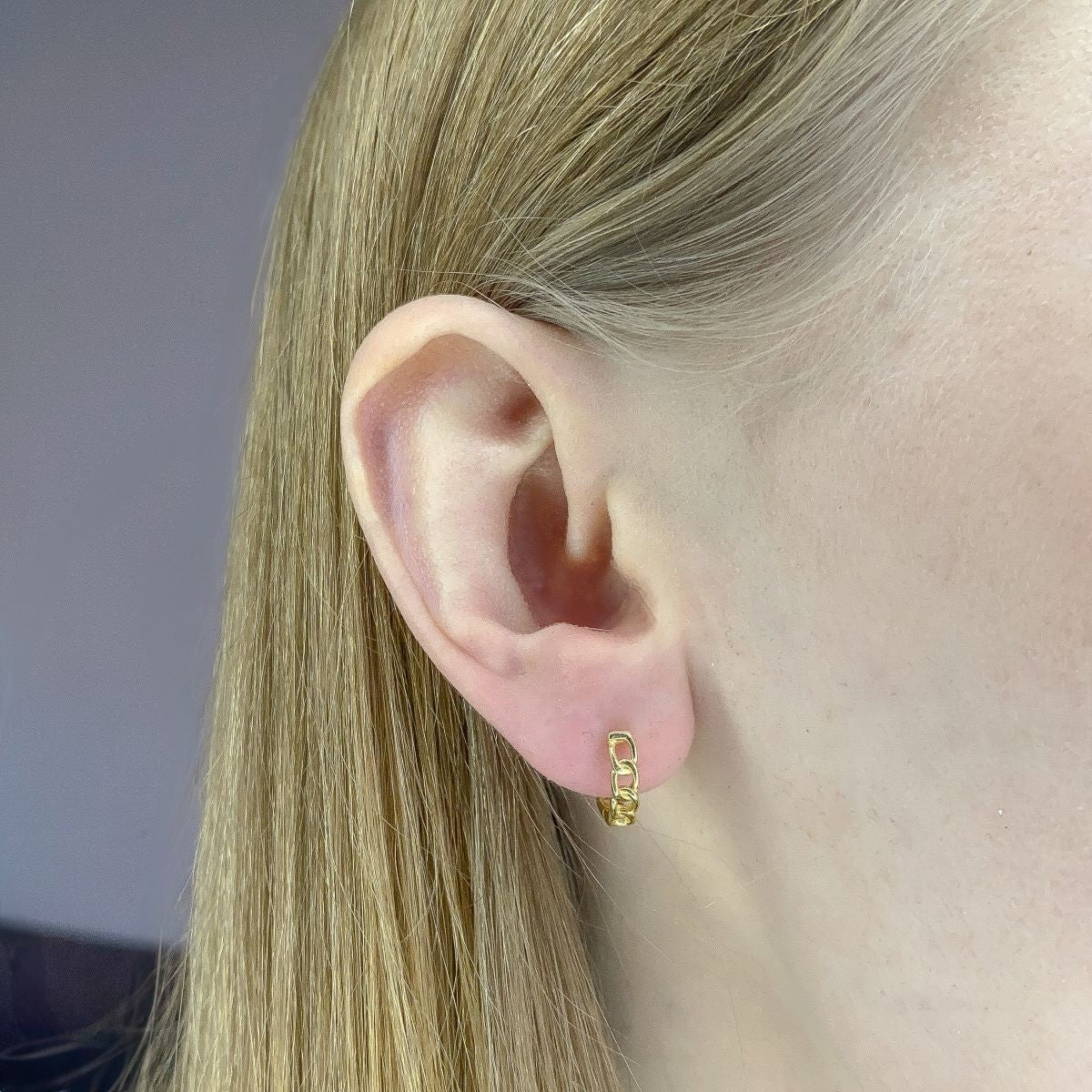 Sterling Silver Gold / Rhodium Plated Hoops