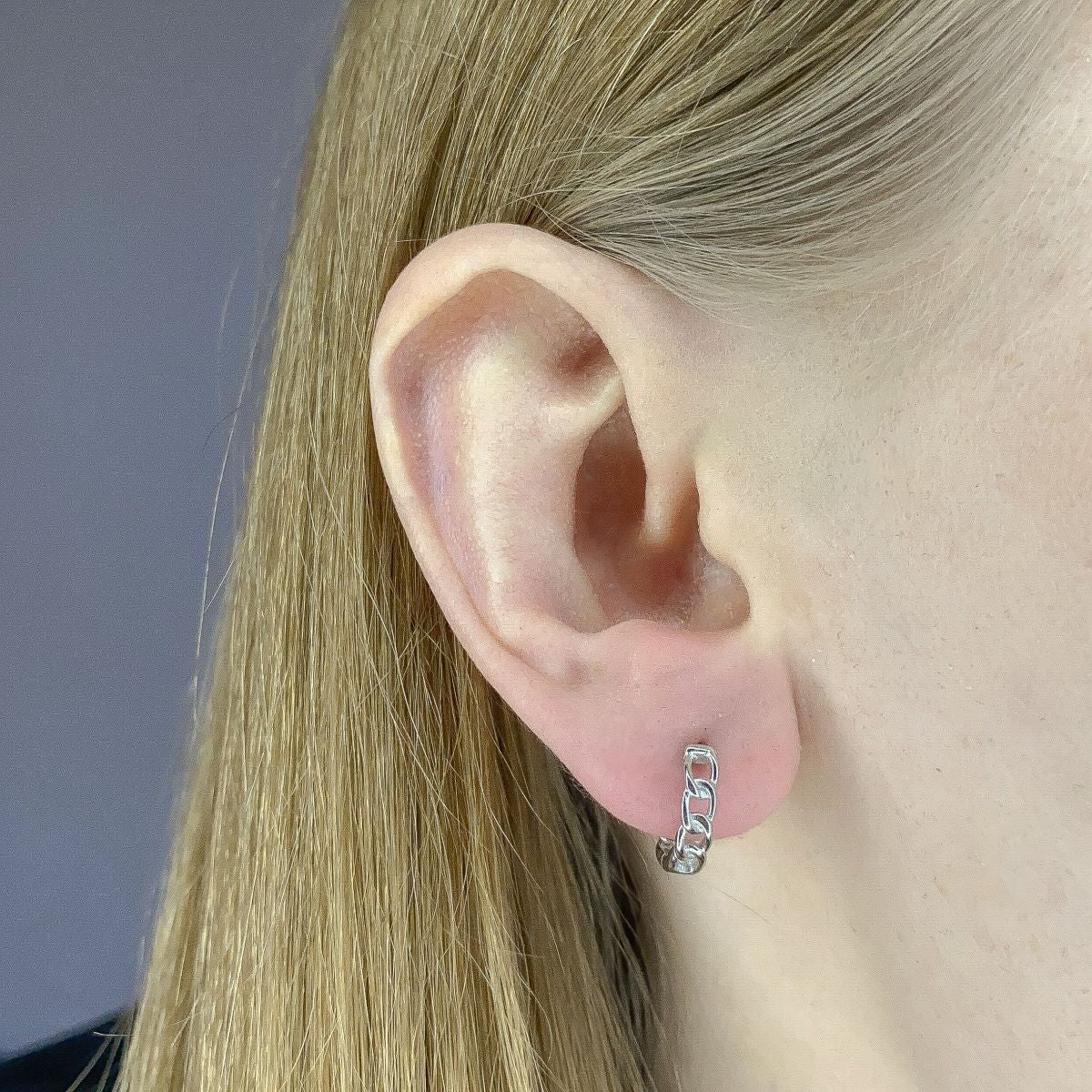 Sterling Silver Gold / Rhodium Plated Hoops