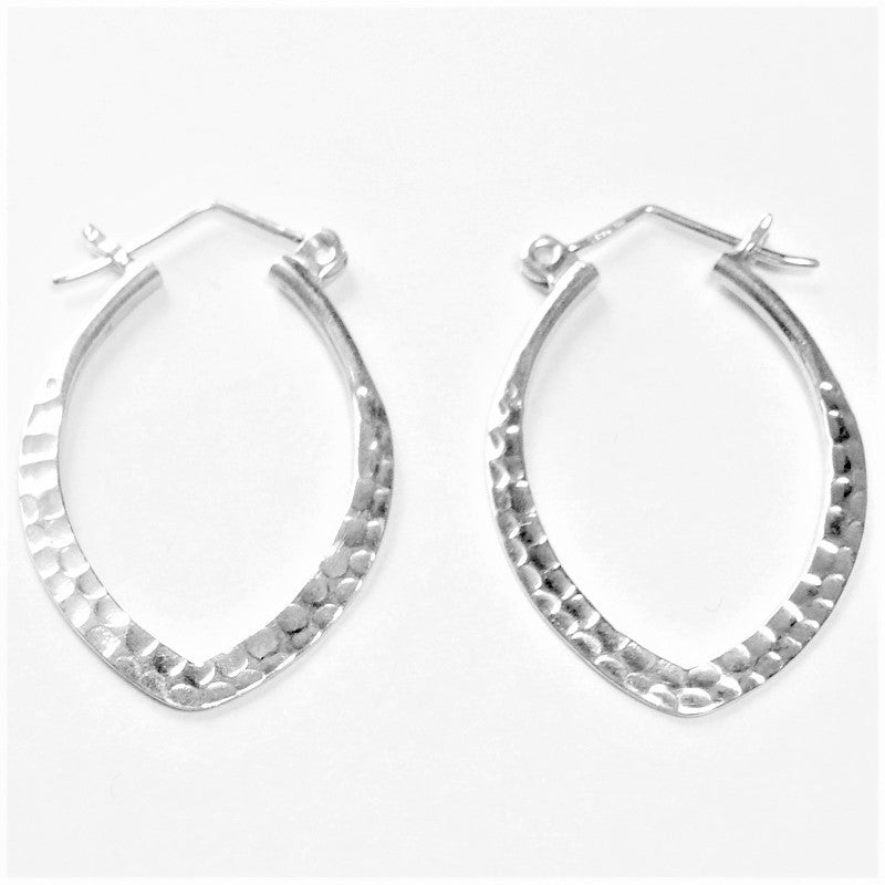 Sterling Silver English Lock Earrings