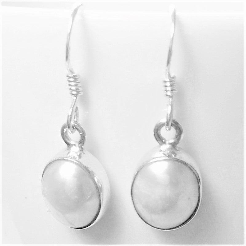Sterling Silver Pearl Drop Earrings