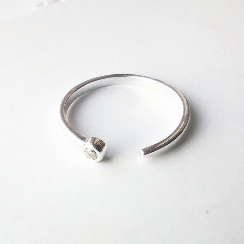 Sterling Silver CZ Ring