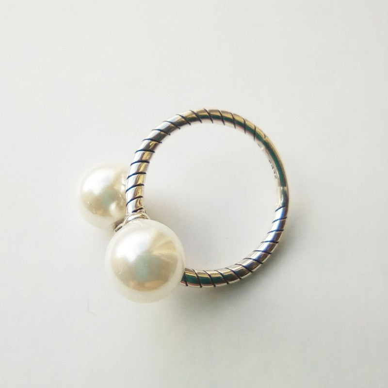 Sterling Silver Pearl Ring
