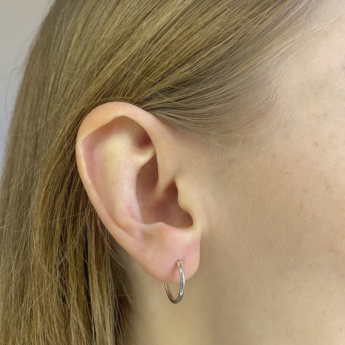 Sterling Silver 10 - 50 mm Hoops