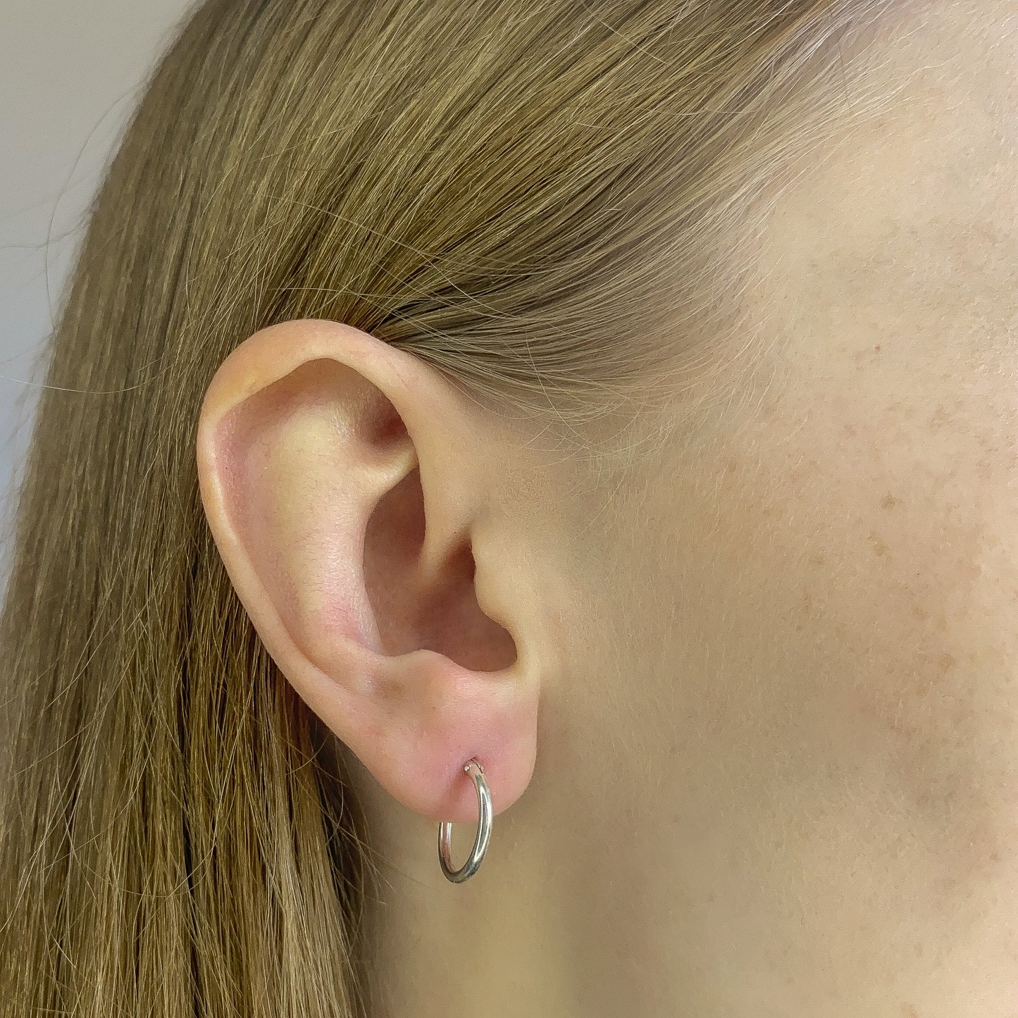 Sterling Silver 10 - 50 mm Hoops