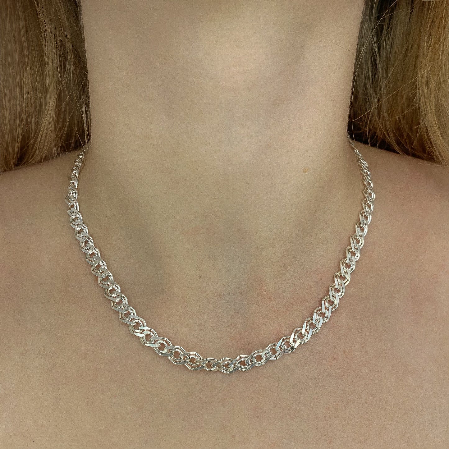 Sterling Silver 6.15 mm Nonna Chain