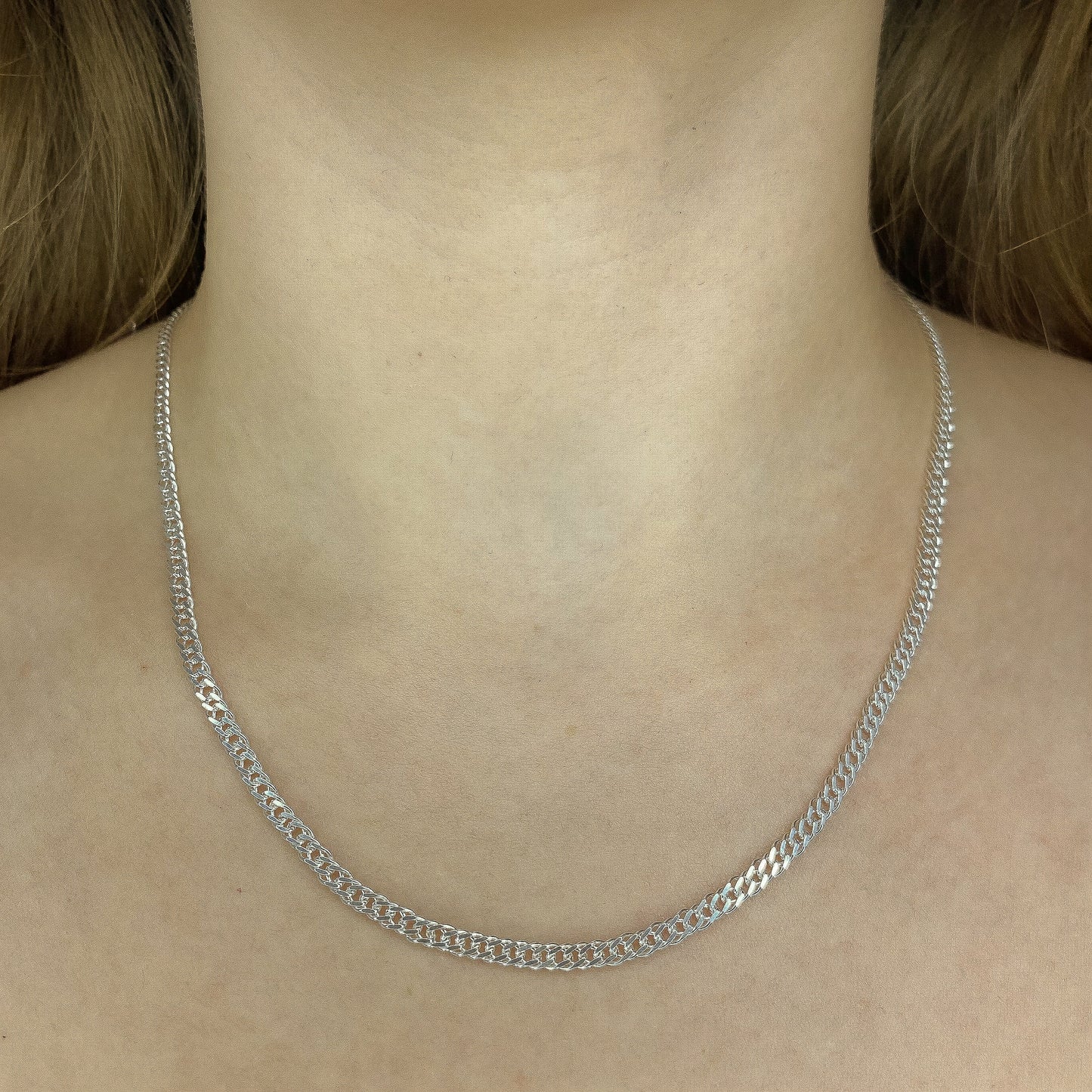 Sterling Silver 3 mm Rombo Chain