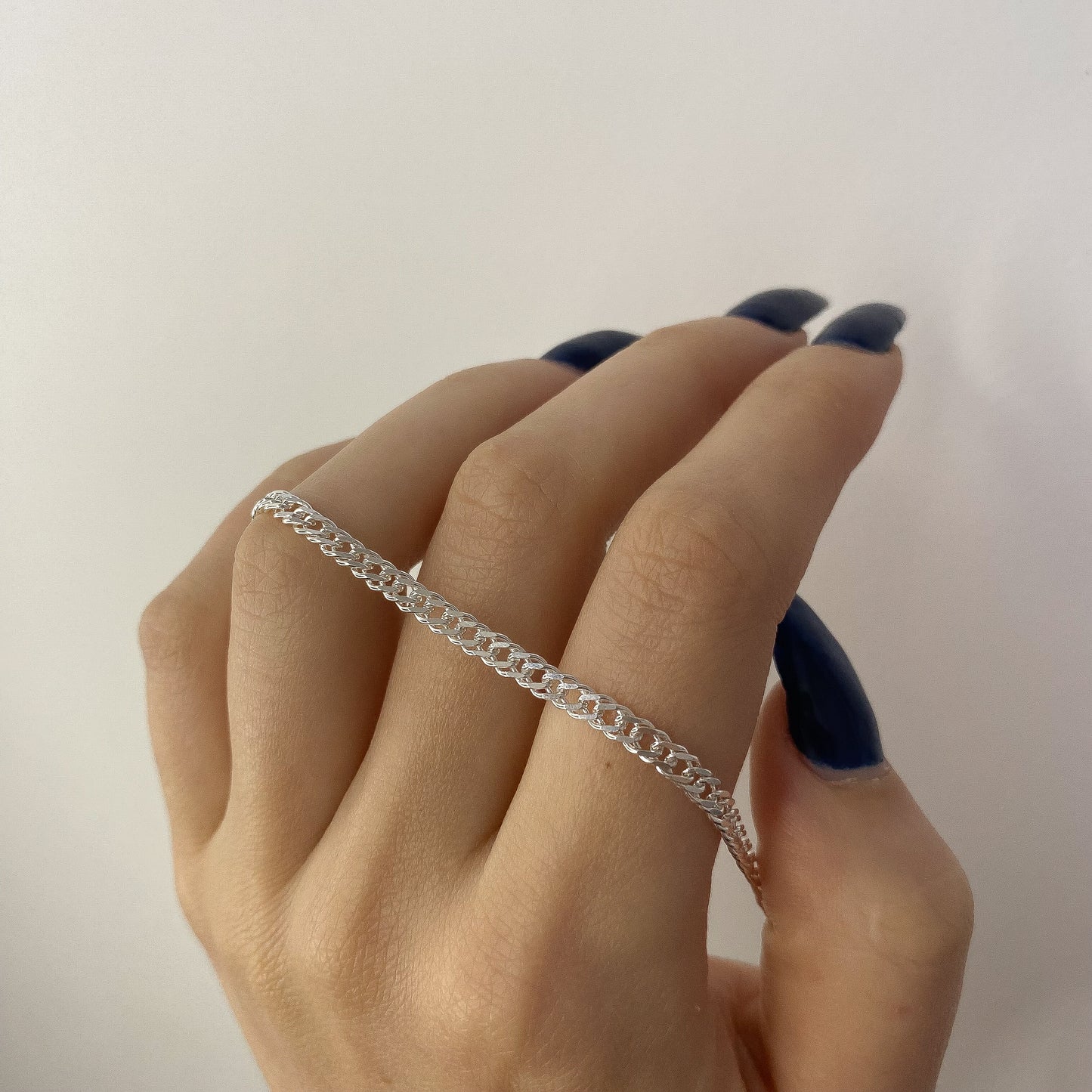 Sterling Silver 3 mm Rombo Chain