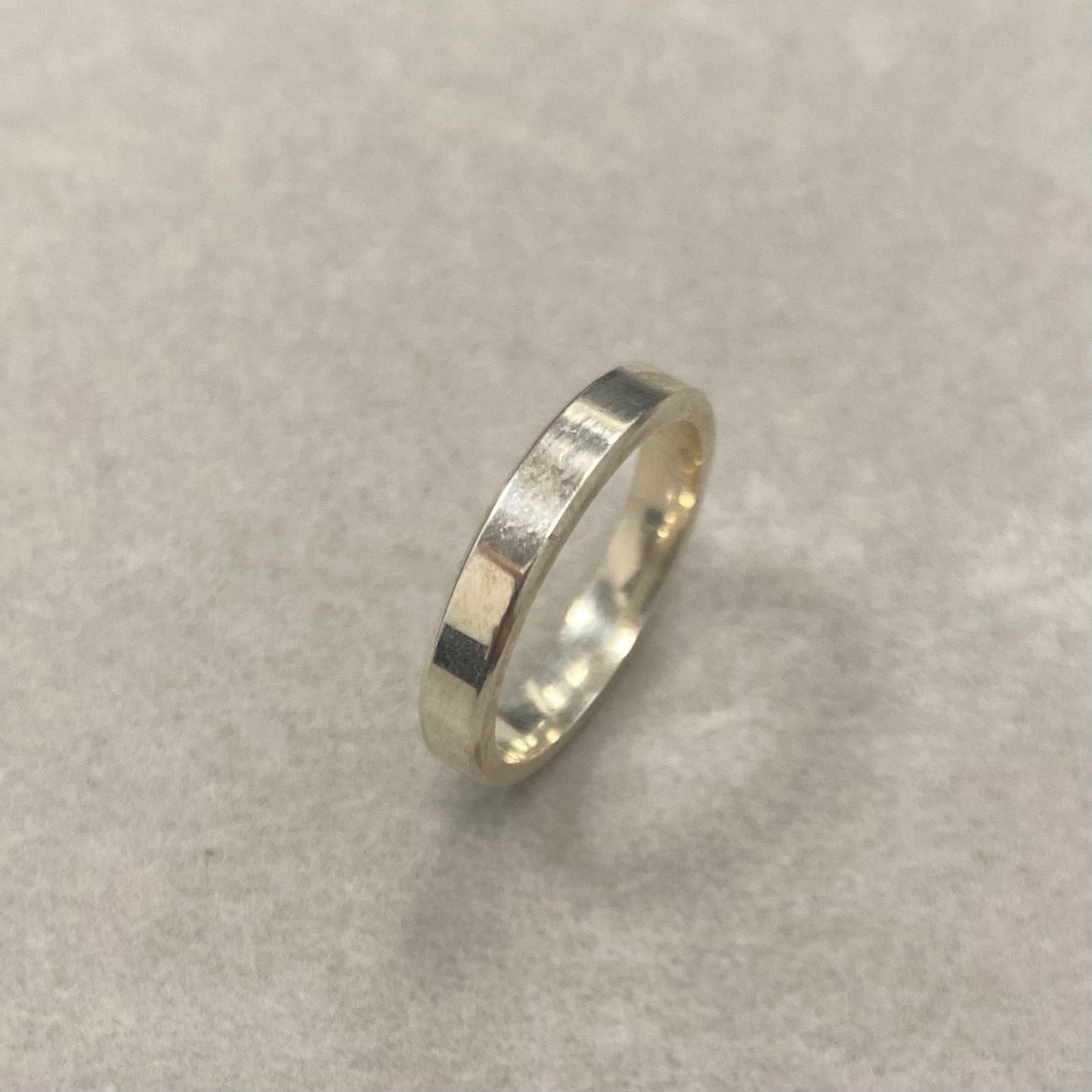 Sidabrinis 3 mm žiedas