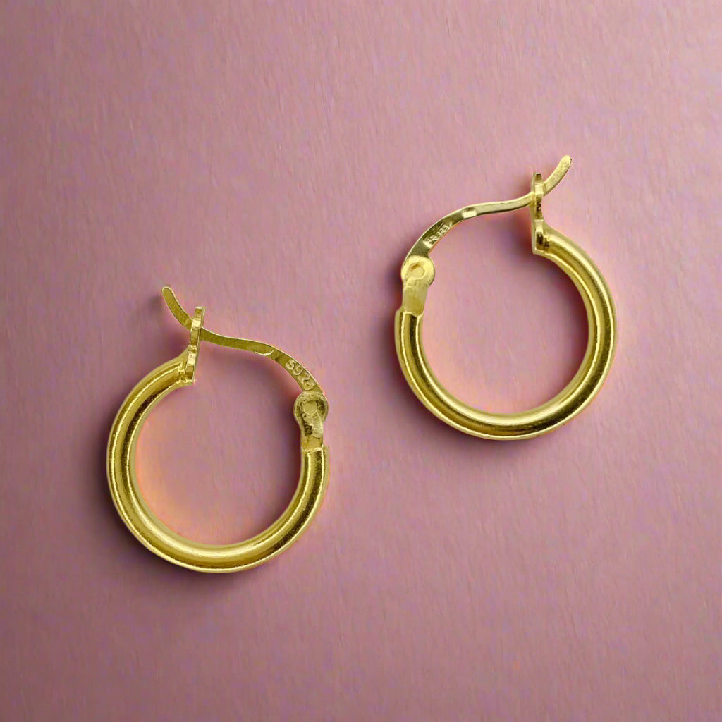 Sidabrinės auksuotos rinkutės anglišku užsegimu