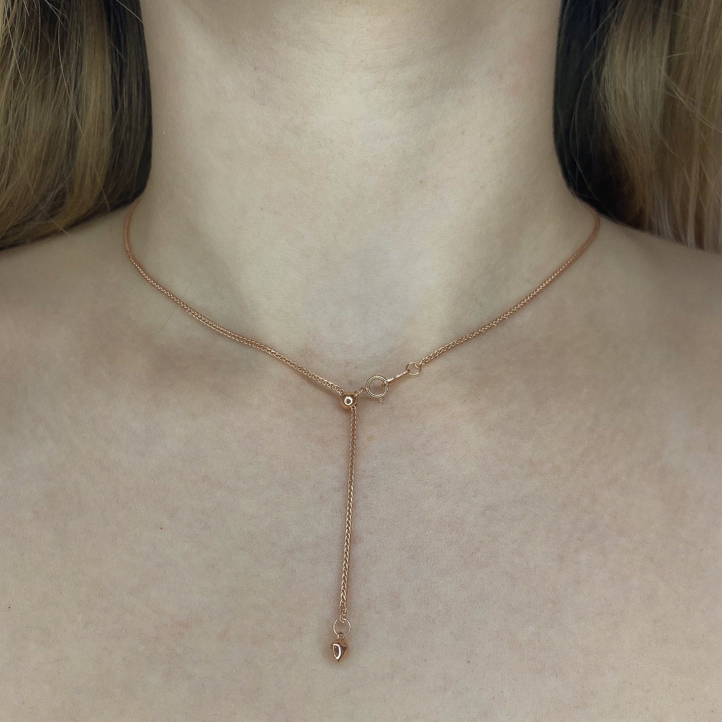 Sterling Silver Heart Pendant 1 mm Chopin Chain