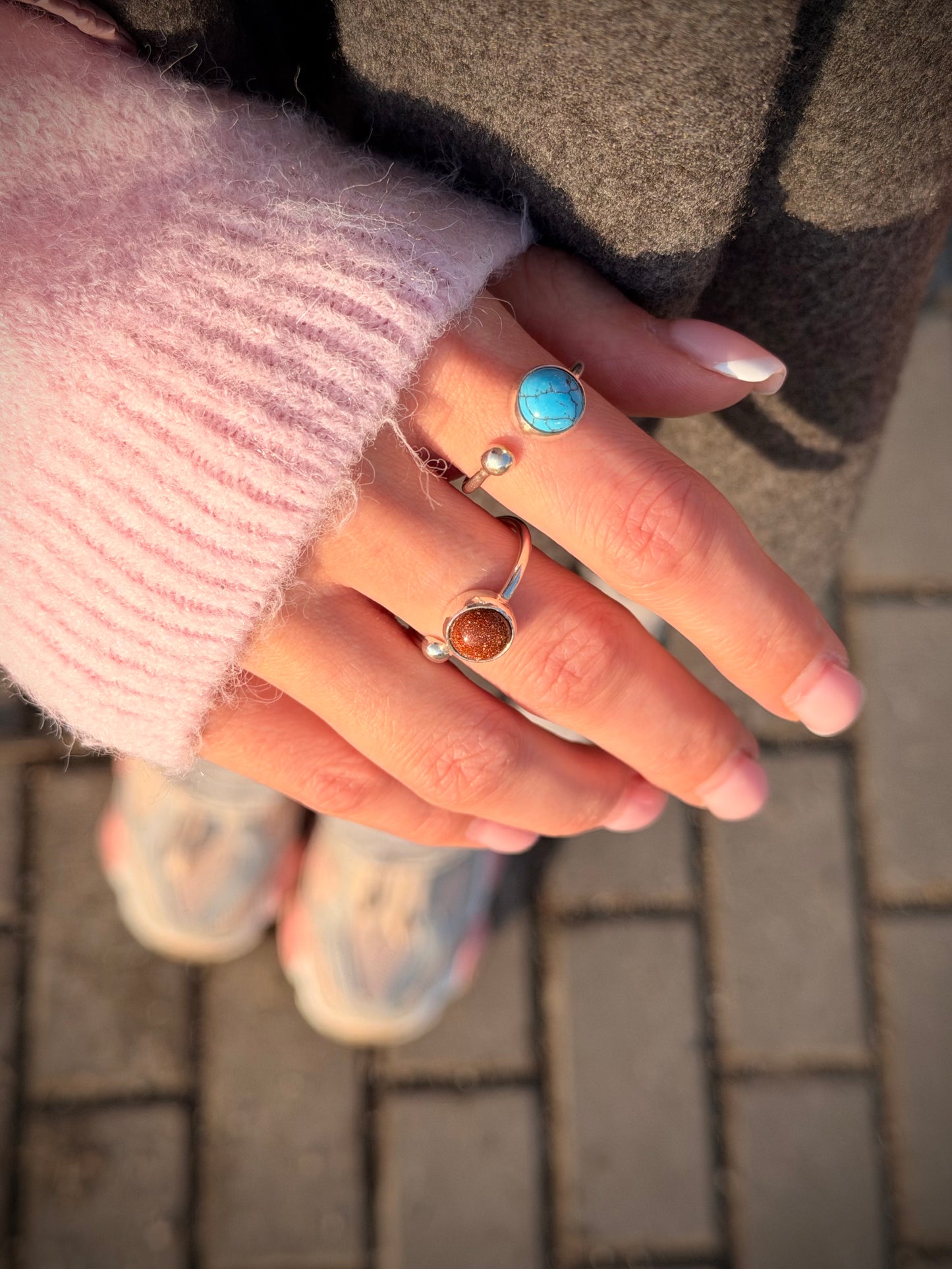 Sterling Silver Turquoise Stone Ring