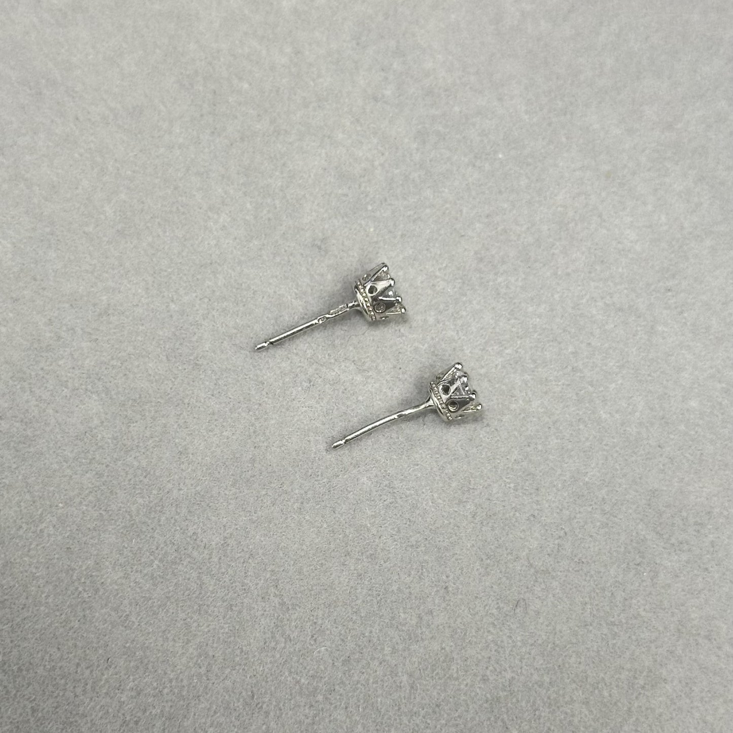 Sidabriniai auskarai "Elsa" 5mm