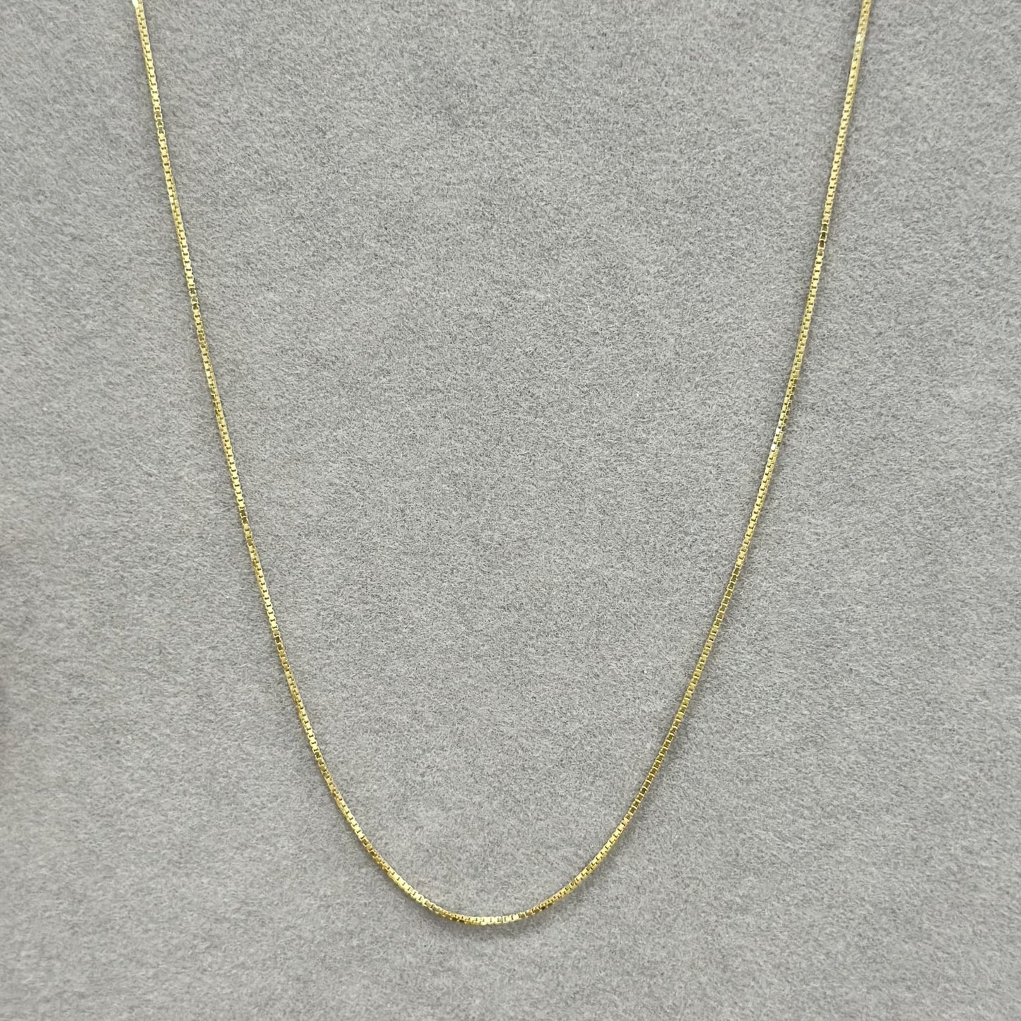 40 cm sidabrinė auksuota grandinėlė "BOX"