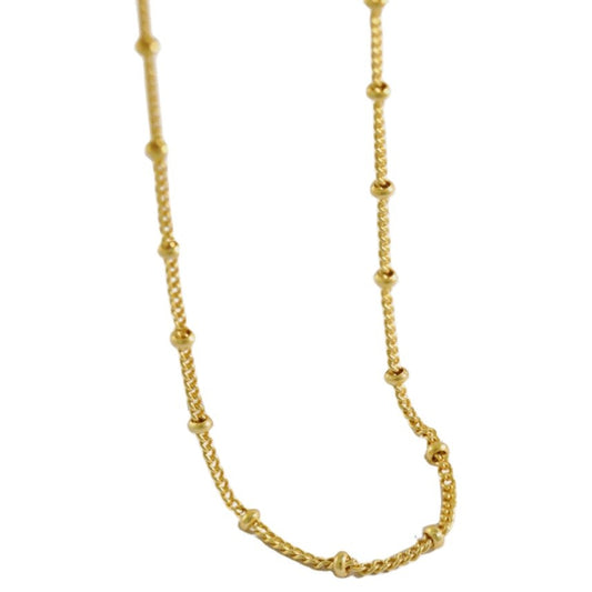 Sterling Silver Gol Plated Chain