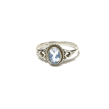 Sterling Silver Blue Topaz Ring