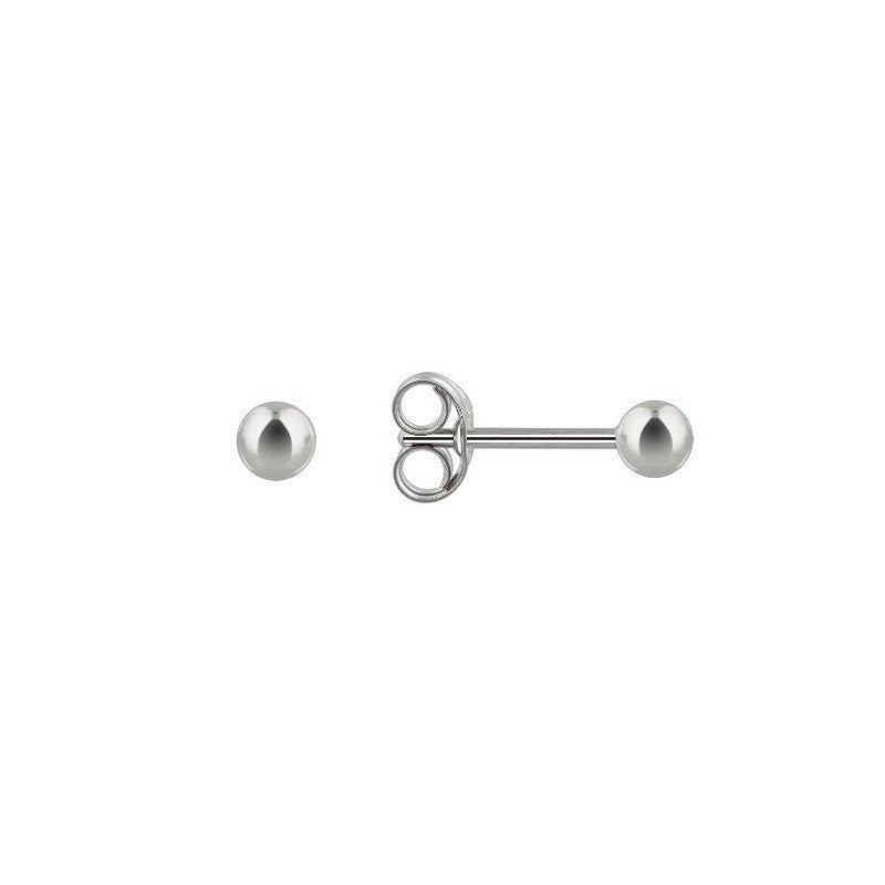 Sterling Silver 2 - 7 mm Bead Studs
