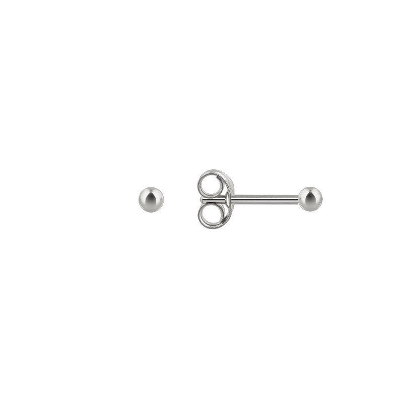 Sterling Silver 2 - 7 mm Bead Studs