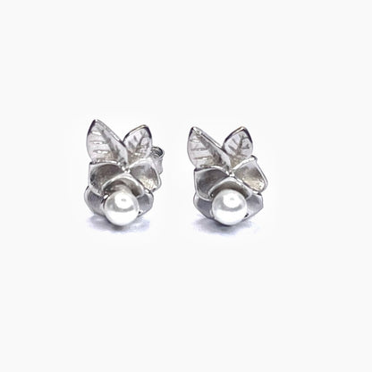 Sterling Silver Pearl Studs