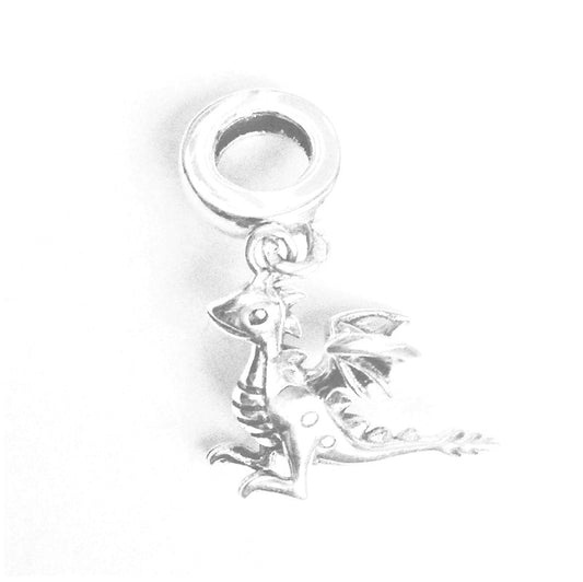 Sterling Silver Dragon Pendant