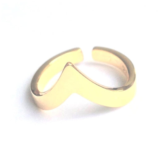 Sterling Silver Gold Plated Ring
