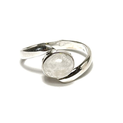 Sterling Silver Oval Moonstone Ring