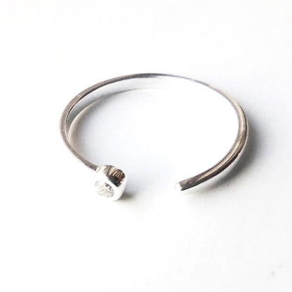 Sterling Silver CZ Ring