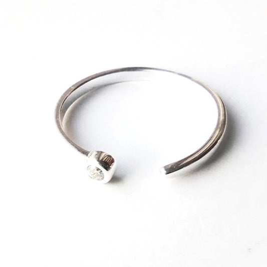 Sterling Silver CZ Ring