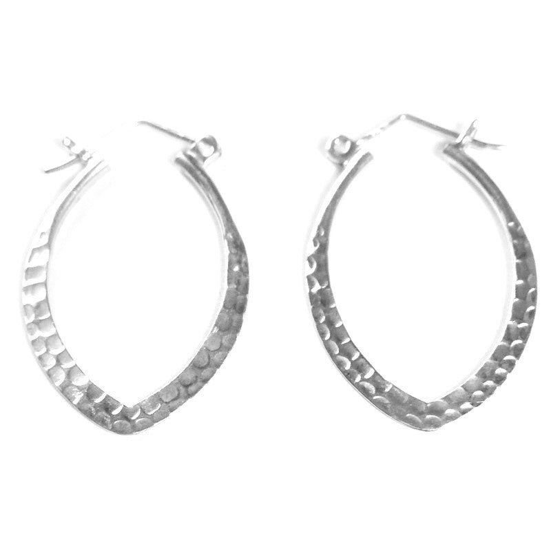 Sterling Silver English Lock Earrings