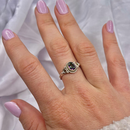 Sterling Silver Mystic Topaz Ring