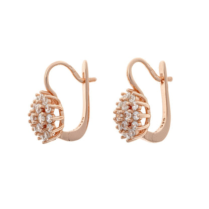 Sterling Silver English Lock Earrings