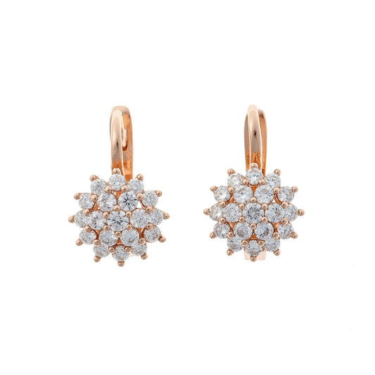 Sterling Silver English Lock Earrings