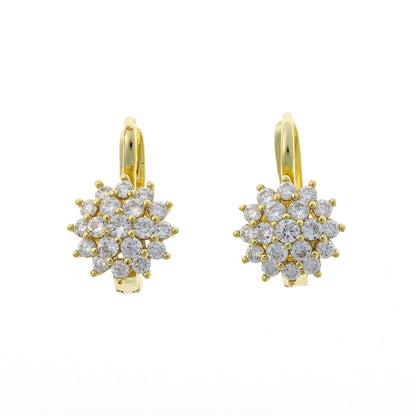 Sterling Silver English Lock Earrings