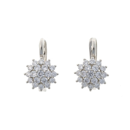 Sterling Silver English Lock Earrings