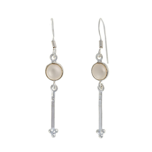 Sterling Silver Pearl Drop Earrings