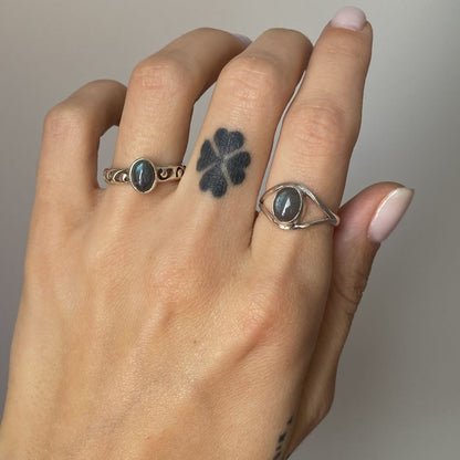 Sterling Silver Labradorite Ring