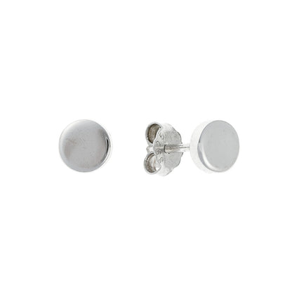 3 - 8 mm sidabriniai rodžiuoti apvalūs auskarai