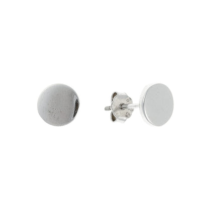 3 - 8 mm sidabriniai rodžiuoti apvalūs auskarai