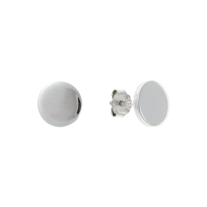 3 - 8 mm sidabriniai rodžiuoti apvalūs auskarai